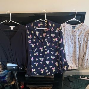 Ann Taylor Factory and H&M Blouses Bundle Sz: L/12